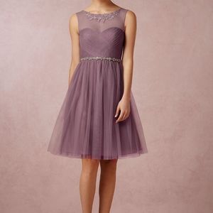 BHLDN Chloe Dress- Soft Plum Size 4